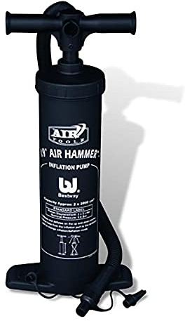 BESTWAY Air HAMMER 2 x 2 000 ccm dubbel lyftpump uppblåsningsventil 125931