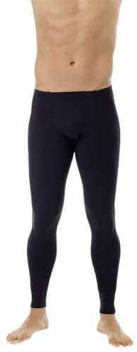 Underworks Men's Compression Pants 3-Pack 6X Black