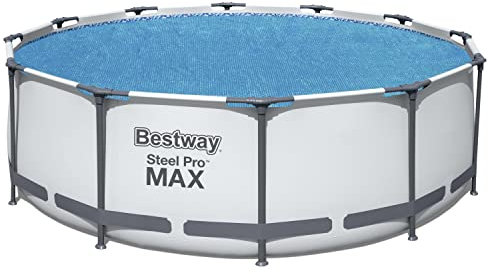 Bestway Flowclear™ solar cover, Ø 356 cm, for round 366 cm and 396 cm surface pools, blue