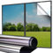 Lifetree Reflective One Way Window Film Privacy: Heat Control Mirror Window Tint Film Sun Blocker, UV Anti Glare Film Clear Day and Night for Home Office (Silver, 44.5 * 200cm)