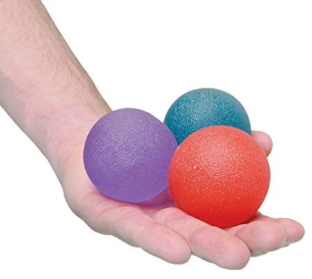 Express Orthopaedic® | Hand Therapy Balls | Set of 3 | Medically Approved | Stress Balls for Adults | Grip Strengthener | Carpal Tunnel & Arthritis Relief | Finger Exercise Ball