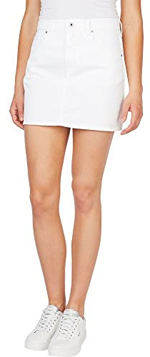 Pepe Jeans Rachel Skirt, Gonna Donna, Bianco (Denim-TB1),M