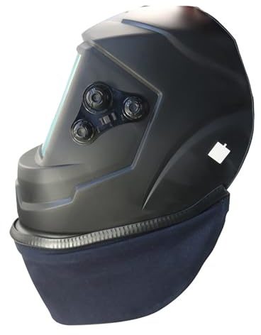 Schweißhelm-Abdeckung, Universeller Schweiß-Nackenschutz, Schweißhauben-Zubehör, Kompatibel mit den Meisten Schweißhelmen für Kopf oder Hals (Halstuch)