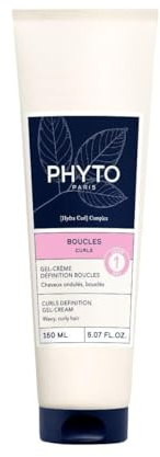 Phyto Paris - Boucles - Gel-Crème Définition 150 ml – Cheveux Ondulés à Bouclés 2A-3A – Hydrate, Définit & Dompte les Frisottis – Boucles Souples & Brillantes