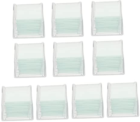 Ciieeo 1000pièces Boîtes de Lamelles Couvre-objet pour Microscope Verres Couvre-objet pour Microscope de Laboratoire