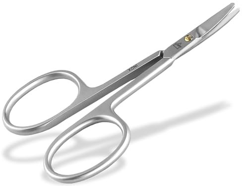 Babynagelschere Abgerundet Edelstahl Nagelschere für die Nagelpflege Babynagelschere mit abgerundeten Spitzen mit gebogener Schnittfläche 9 cm Rostfrei