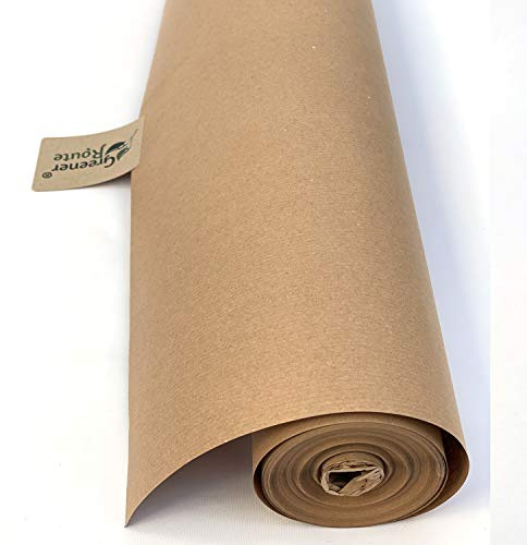Versatile 500mm x 25m imitation Kraft brown paper. Ideal for secure packaging, void fill, and all your crafting needs. Recycled & recyclable