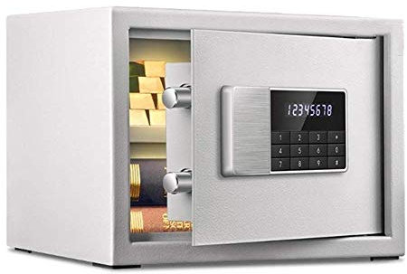 UYSELA Box Feuerfeste wasserdichte SS Office Home Kleine Mini S Fingerabdruck Fingerabdruck Anti-Diebstahl Doppel S Deposit Box Ca