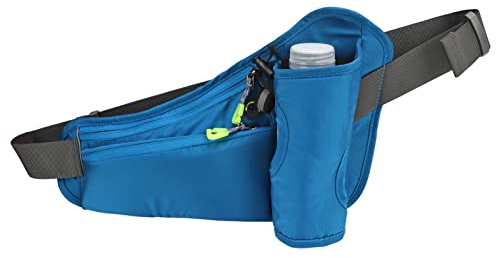 Riñonera para correr, cinturón de hidratación, multifuncional, impermeable, reflectante, para deportes al aire Blue