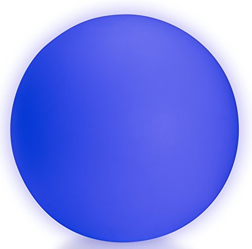 Led Kugel Garten Kugellampe Kugelleuchte Aussen 50 cm 16 Farben Aufladbar mit Akku und Fernbedienung Leuchtkugel Outdoor Lichtkugel außen