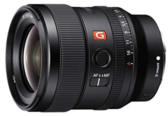 Sony E-mount FE 24mm F1.4 GM Full Frame Wide-angle Prime Lens (SEL24F14GM), Black