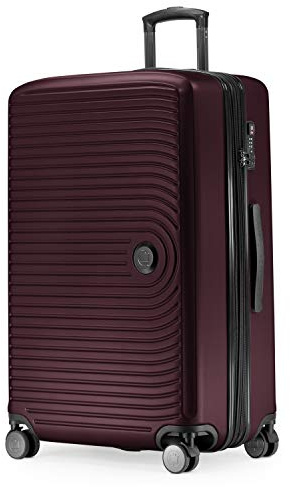 Hauptstadtkoffer Mitte - Großer Hartschalenkoffer, TSA, 4 Rollen, Check-In Gepäck mit 8 cm Volumenerweiterung, 77cm, 130 Liter, Burgund