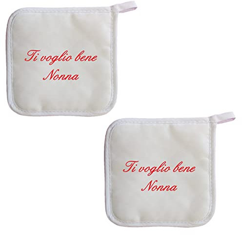 My Custom Style 2X Presine da Cucina#Nonni-Nonna Bene#16,5x16,5