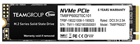 TEAMGROUP MP33 2TB PCIE GEN3 X4 NVME M.2 SSD 1800/1500 MB/S