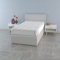 Topper “Plus” Acolchado con elástico, Blanco, 80 x 195 cm