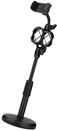 Desktop-Live-Stream-Tablet-Halterung für Schreibtisch, tragbarer Tablet-Ständer, faltbarer Tablet-Ständer, Studio-Mikrofonständer, faltbarer Tablet-Halter, Tisch-Mikrofonständer, M