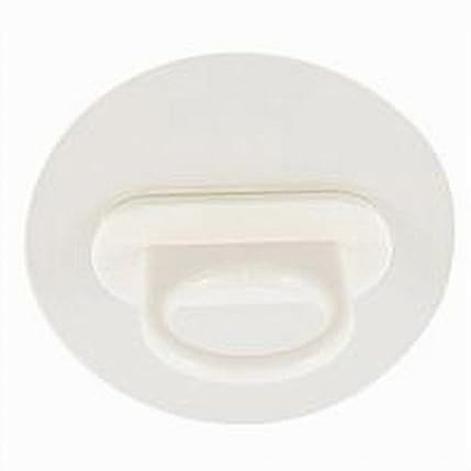 OISE ART STORE Trade Shop - Set 2 Pz Ganci Adesivi Ad Anello per Asta Tende da Parete Bagno Casa Tondi 87362