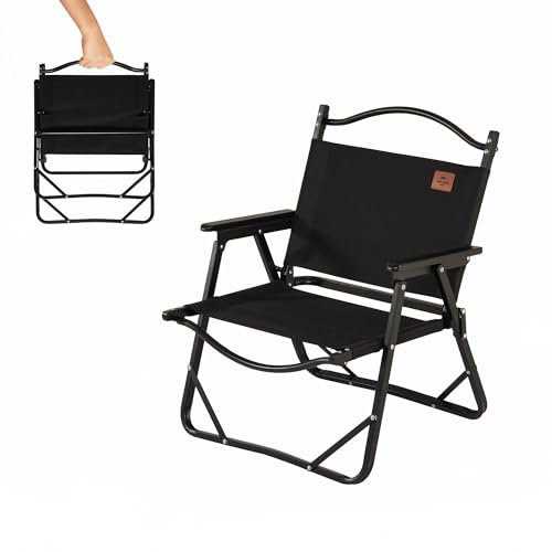 Naturehike Muwang Sedia da campeggio pieghevole ultraleggera in alluminio con bracciolo, sedia da pesca portatile per escursioni, picnic in spiaggia