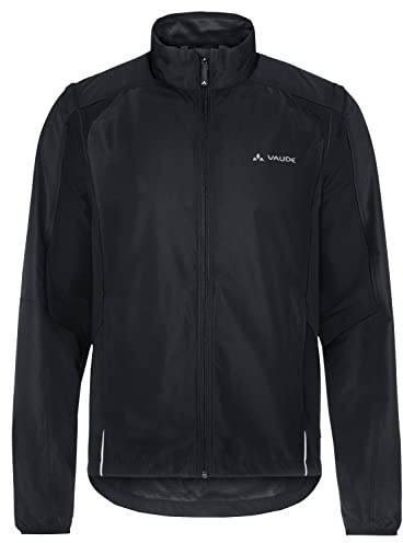 VAUDE Men's Dundee Classic ZO Jacket Windjacke Radjacke Herren schwarz schwarz