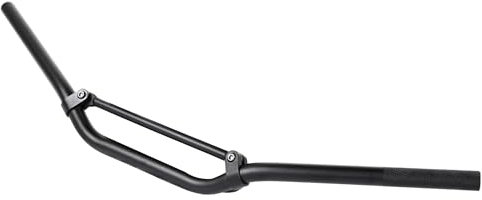 Motocross Handlebar Black Universal 6061 T6 Aluminium Shot Peen Braced Bar 22.2mm Clamp Section