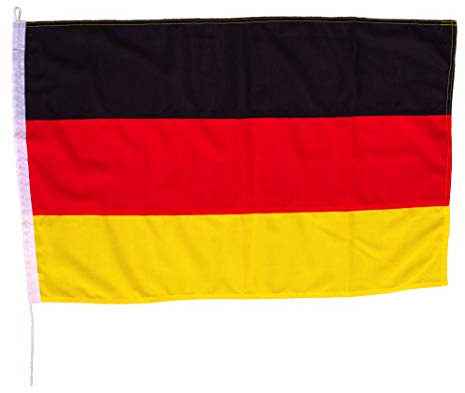 Netflags Flagge Deutschland, Schiffsflagge aus 160 g/qm Stoffgewicht (60 x 90 cm)