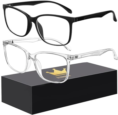 hunsquer Blue Light Glasses for Women Blue Light Blocking Glasses Men Computer Gaming Blue Screen Glasses Mens Blue Light Blocker Glasses