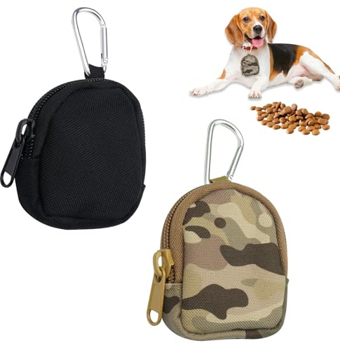 2 Sac a Friandise pour Chien Dressage,Pochette de Dressage Mains Libres