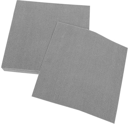 20 Stück Teppichfliesen 50x50cm Adsorptionstyp Selbstklebender Quadratische Teppich Teppichfliesen Selbstliegend Rutschfeste Teppichmatte für Wohnraum Büro Balkon (Hellgrau)
