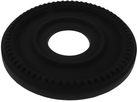 PRETYZOOM Panel De Lámpara Retro Europeo De Placa De De Techo Base Redonda Tallada De Placa De De Lámpara De Techo Para Sala De Estar y Estudio