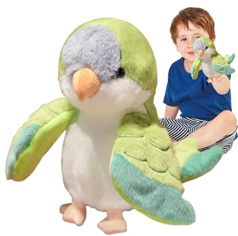 Tierhandpuppe Plüsch Vogel - Marionette Weich Baumwolle, Realistisches Spielzeug Rollenspiel Kreativ, Kinder Erwachsene Pädagogisch Spaß | Perfekt for Geburtstage Festivals Zuhause