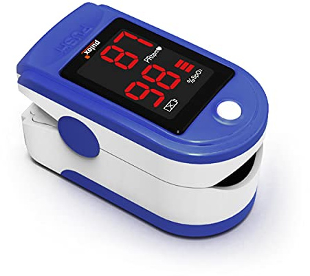 Pulox Pulsoximeter mit LED-Anzeige PO-100, blau