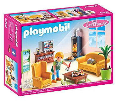 Playmobil- 5308 - Salon avec poêle à bois