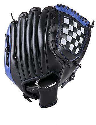 WEIYON Baseball, Softball Glove - Infield Throwing Glove - Suitable for Children, Teenagers and Adults (10.5, Blue)