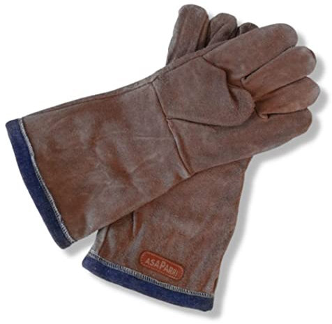 Guantes de Cuero para Barbacoa Parrillada Resistentes al Calor
