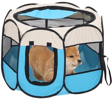 Hundtält Inomhus Med Nät Sidor Bur Kennel | Vikbart Husdjurstält för För Kattungar, Kaniner, Valpar Lekhus För Utomhusaktiviter, Camping Och Resor