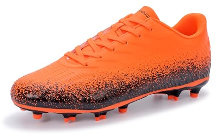 FEETHING Football Boots for Women and Men | Unisex Multi Ground Anti Slip Soccer Cleats with Lightweight Cushioning