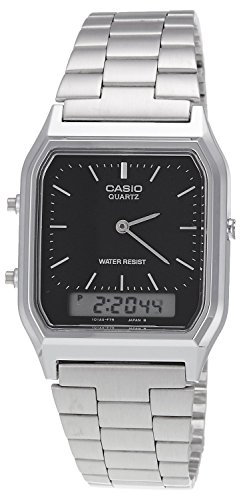 Casio Gents Analogue & Digital Stainless Steel Bracelet Strap Watch AQ-230A-1DMQ