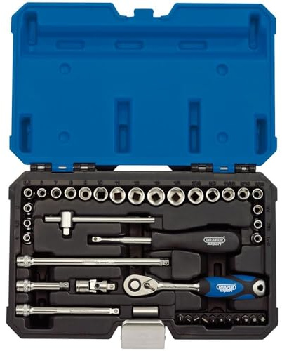 Draper 40 Piece 1/4 Drive Hex Socket Set Metric and Imperial