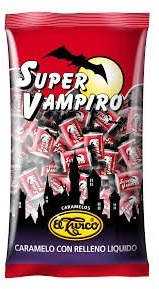 FRUTITOSCOM Super vampiro Fresa - Caramelo relleno, El Turco - 200 Unidades
