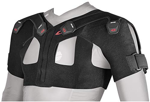 EVS Sports SB05BK-XL Axelstöd, vuxen, XL, svart, storlek XL