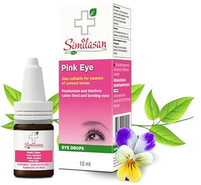 Similasan Eye Drops for Pink Eyes 10 ml - for Red Eyes - Soothes Red and Burning Eyes