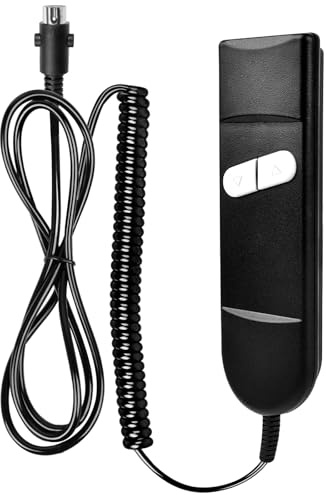 Sopito Recliner Remote Lift Chair Remote Replacement 2 Button (Up/Down) 5-Pin Hand Controller for Lazyboy, Golden Limoss OKIN