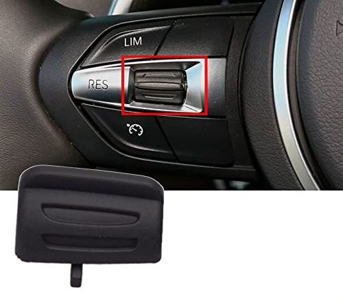 Hacreyatu Bil multifunktionell svart rattkontroll brytarknapp ersättning för BMW 3 4 5 GT 6 7-serien F30 F35 F34 F36 F10 F11 F12 F07 F01 F02 (M-serien vänster)