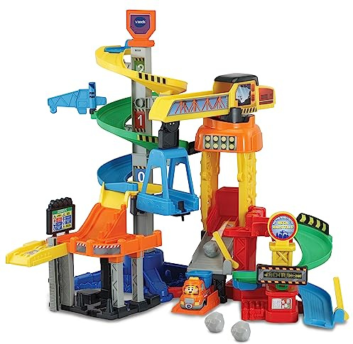 VTech TUT TUT Baby Flitzer Mega Baustelle mit Kipplaster