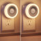 Briignite Nachtlicht mit Bewegungsmelder 2 Pack, 0.5W LED Nachtlicht Steckdose Kinder, Warmweiß 3000K Ideal für Schlafzimmer, Kinderzimmer, Treppe, Duschraum, Korridor, Küche, 230V