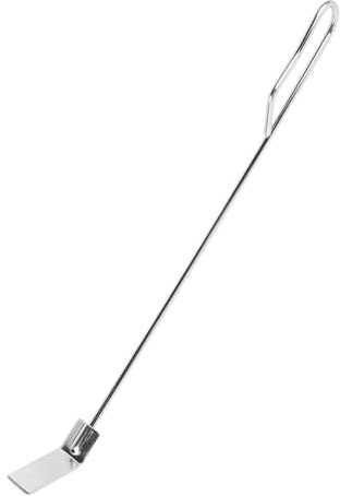 FUNOMOCYA Outil De Râteau À Cendres pour Barbecue Au Charbon De Bois Accessoires De Nettoyage des Cendres en Acier Inoxydable