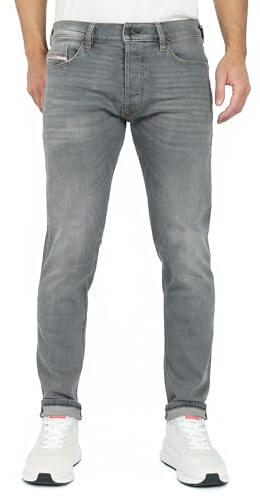 Diesel - Jeans da uomo Slim Tapered Fit Stretch Tubi – Tepphar-X RB061, taglia: W36, lunghezza: L32, grigio., 36W x 32L