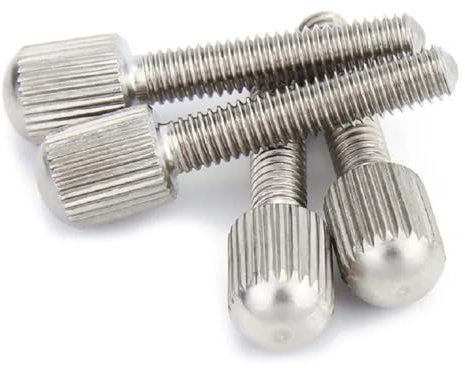 10 Stück M2 – M6 Rändelschrauben aus Edelstahl 304.(M3x12)