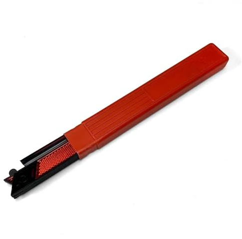 CQAHDSEVF Triangle de signalisation Pliable, Triangle de signalisation réfléchissant Pliable Rouge 30 x 30 x 30 cm, Lot de 3