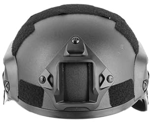 Dispositivo per la visione notturna, Visione notturna montata sulla testa Googles Scope Mini videocamera digitale NV monoculare verde for visione 1080P con(Black Helmet Only)